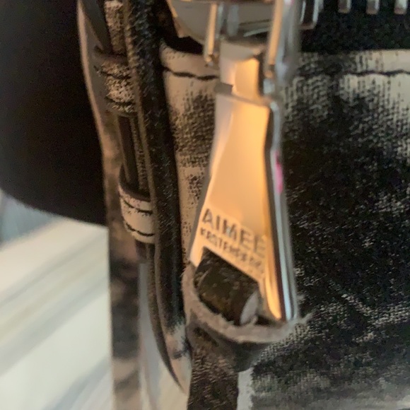 NWT leather tie dye crossbody handbag by Aimee Kestenberg - Picture 6 of 13